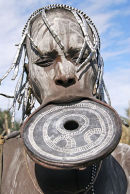 Mursi woman, Omo valley